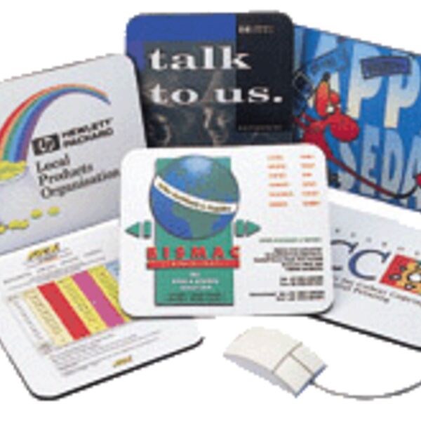 Mousemat White Rubber Base 250x190x6mm Thumbnail