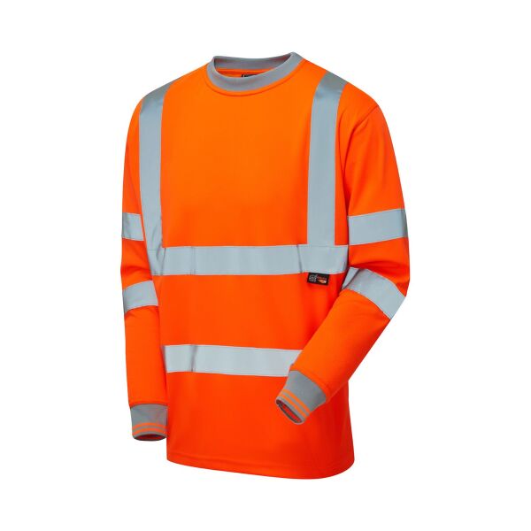 Supertouch Hi Vis Orange Long Sleeve T-Shirt Thumbnail