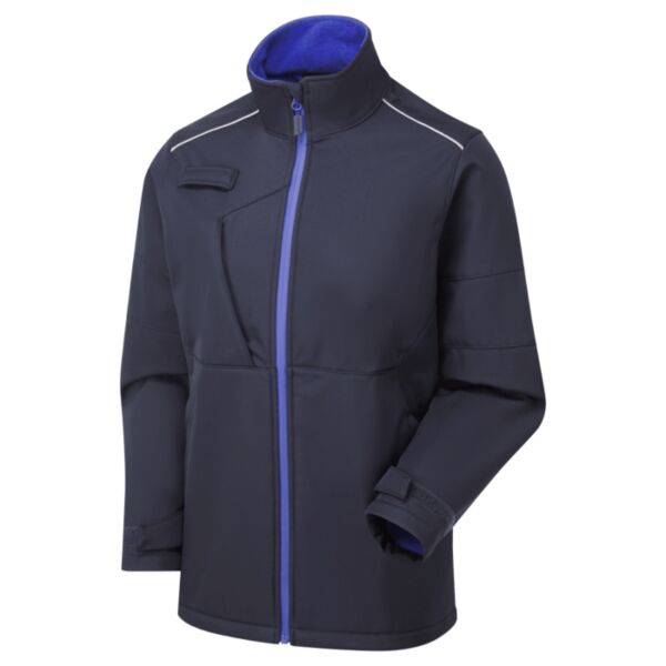 System Eco Work Softshell Jacketb Navy Royal Thumbnail